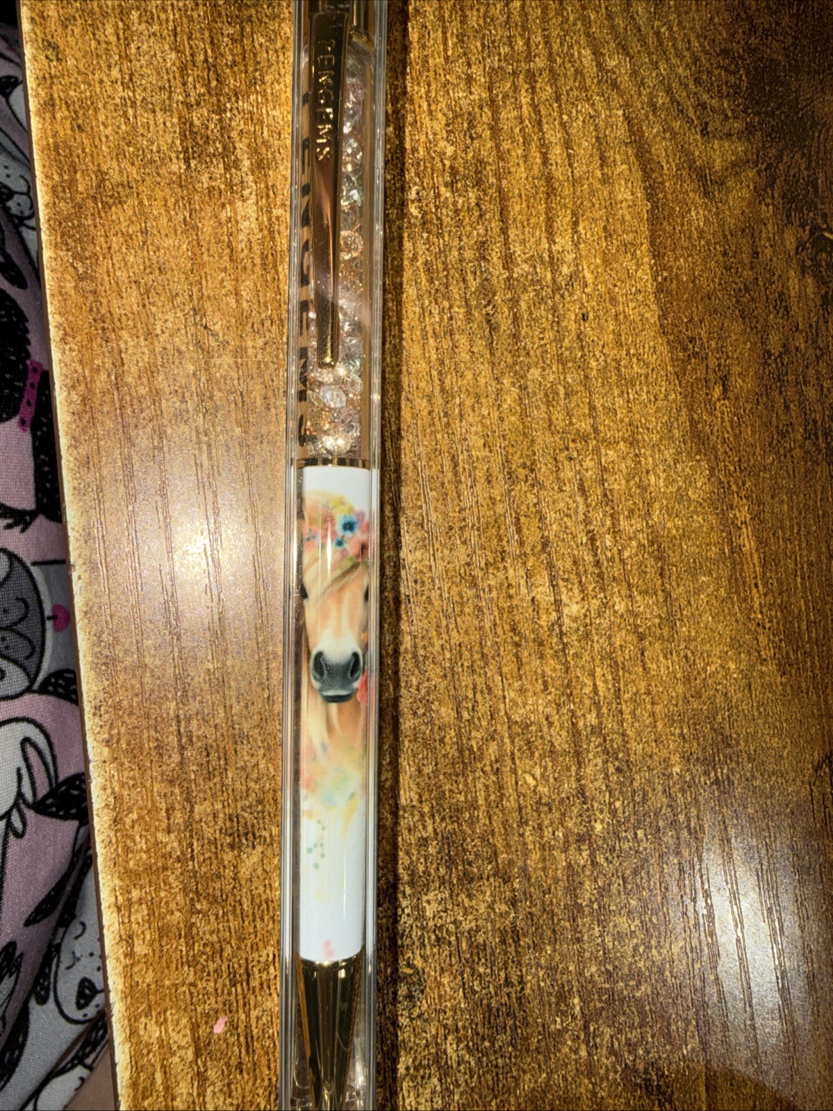 PenGems Pen with Gem – w/ Colored crystals & BOX highland meadow Gold