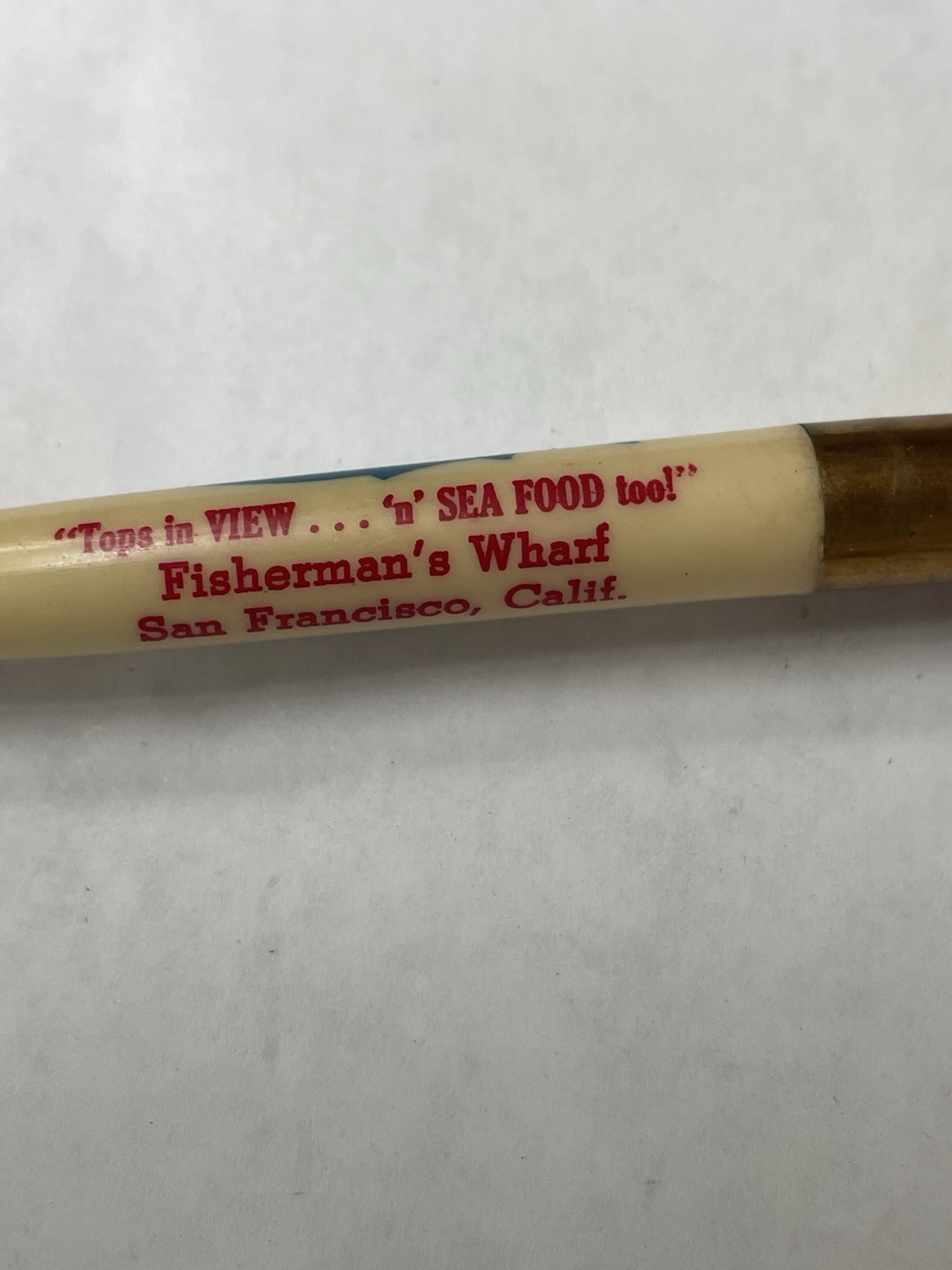 Vintage Alioto’s Fisherman’s Wharf – Advertising Pen – San Francisco California