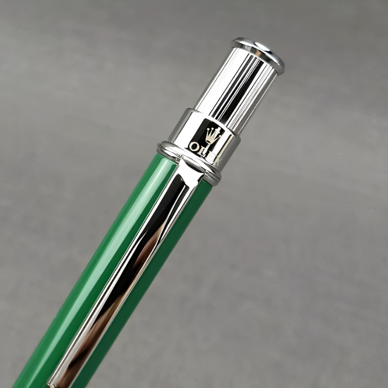 Rolex Oyster Emerald Green Ballpoint Pen VIP AD New Luxury NIB Gift Box