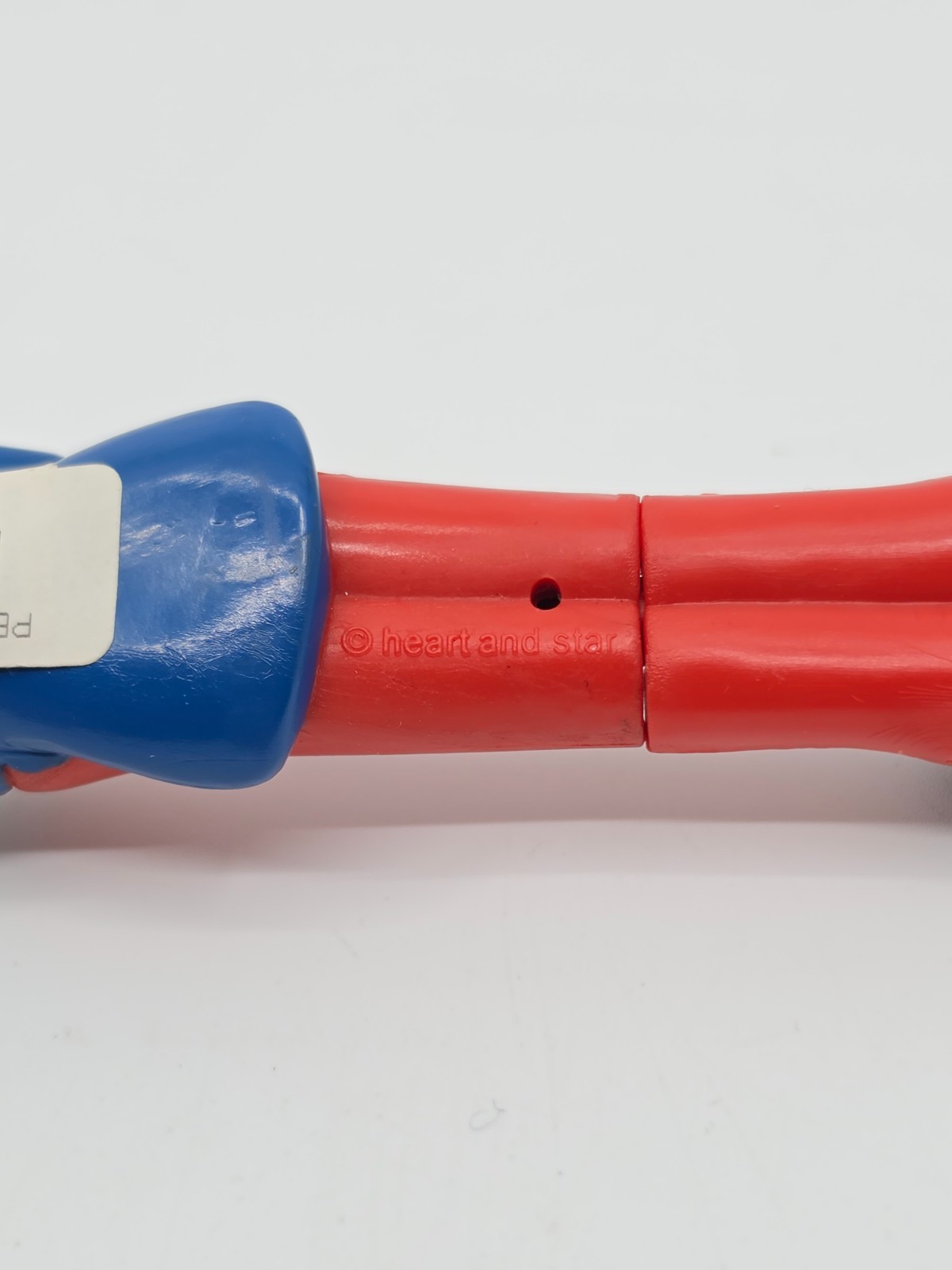 Rare Colonial Figure Novelty Pen African Colon Statue 5.5″ NOS Heart and Star