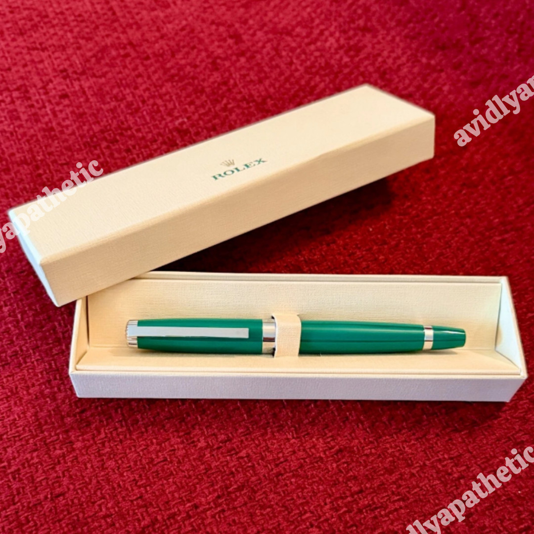 HOT Rolex Emerald Executive Green Rollerball Pen AD VIP Gift – New in Box