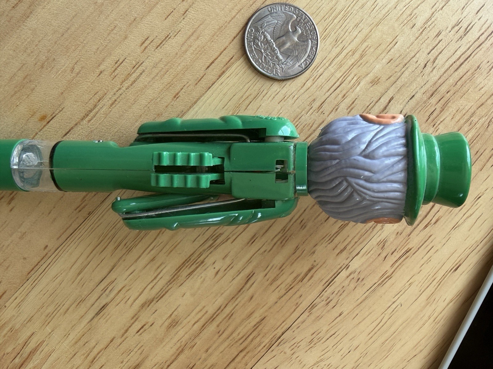 Vintage Geddes Boxing Punching Pen Leprechaun Functions But Ink Is Dried