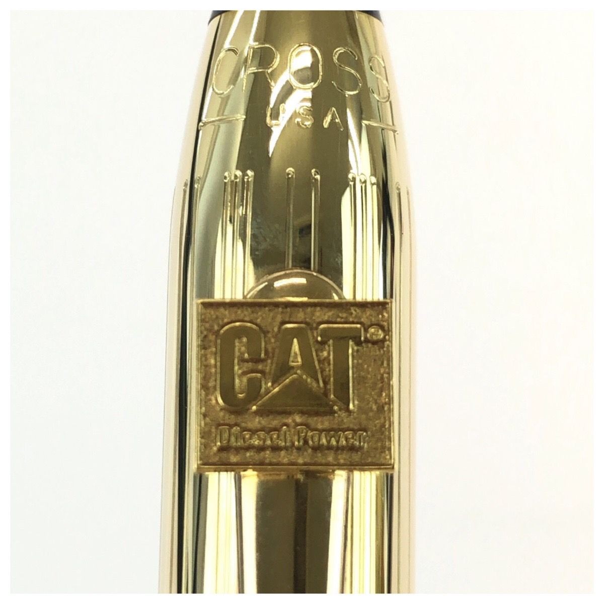 CROSS Vintage Townsend Gold Brass Ballpoint Pen Unisex Ladies 602593 [Used]