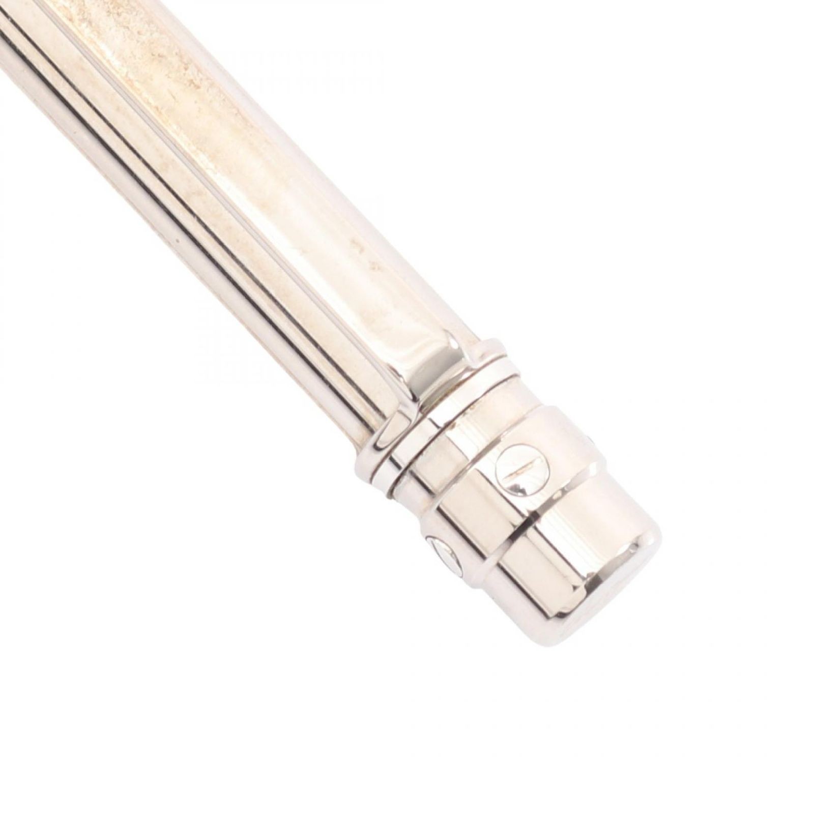 Cartier Santos Ballpoint Pen Gold Plated GP Writing Instrument Unisex 12.5cm