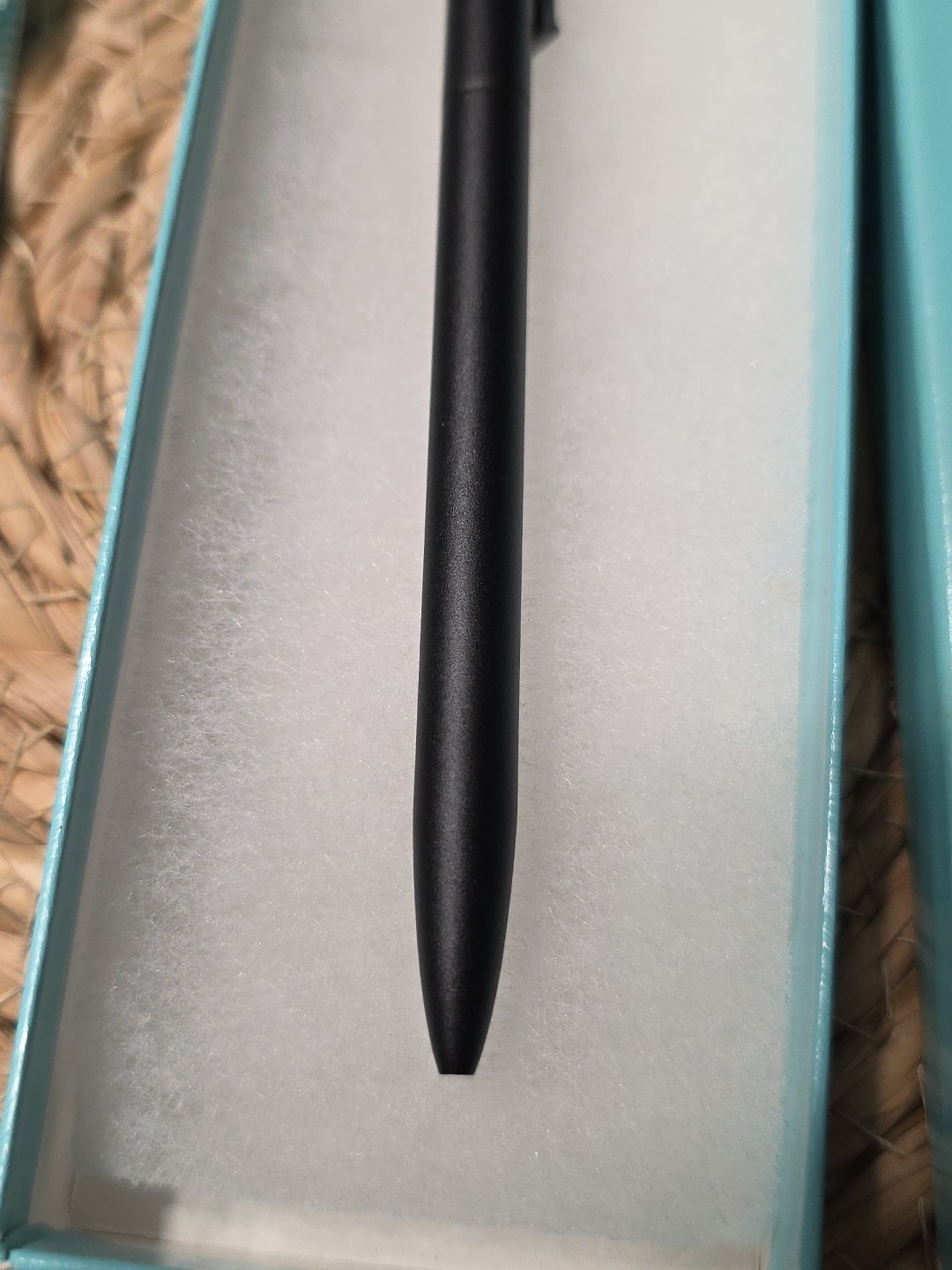 Tiffany & Co. Pen T Clip Black Enamel Sterling Silver 925 Clip Replace Ink NIB