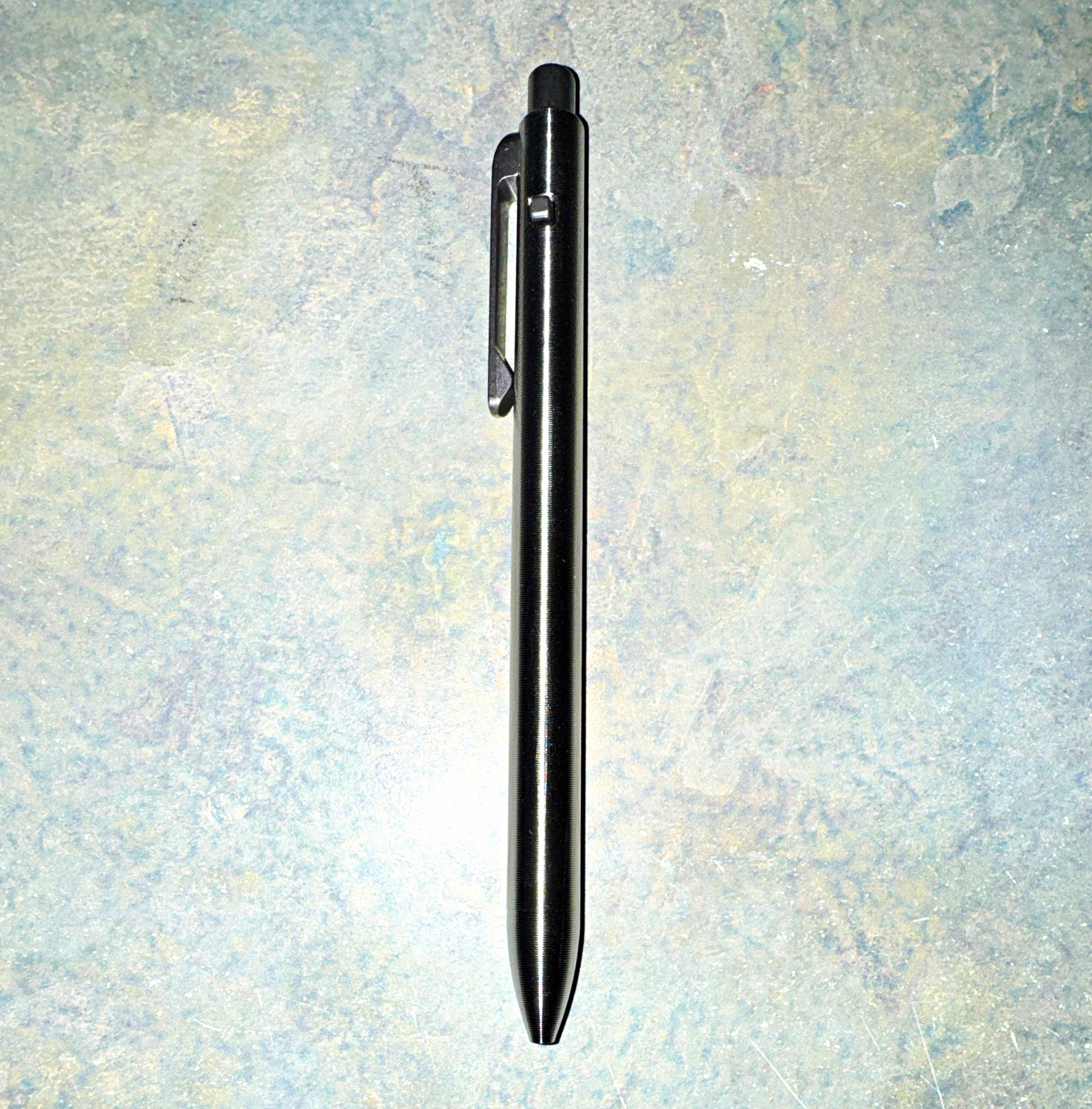 Tactile Turn 2024 Titanium Ballpoint Pen, Black Ink Color Writing Instrument