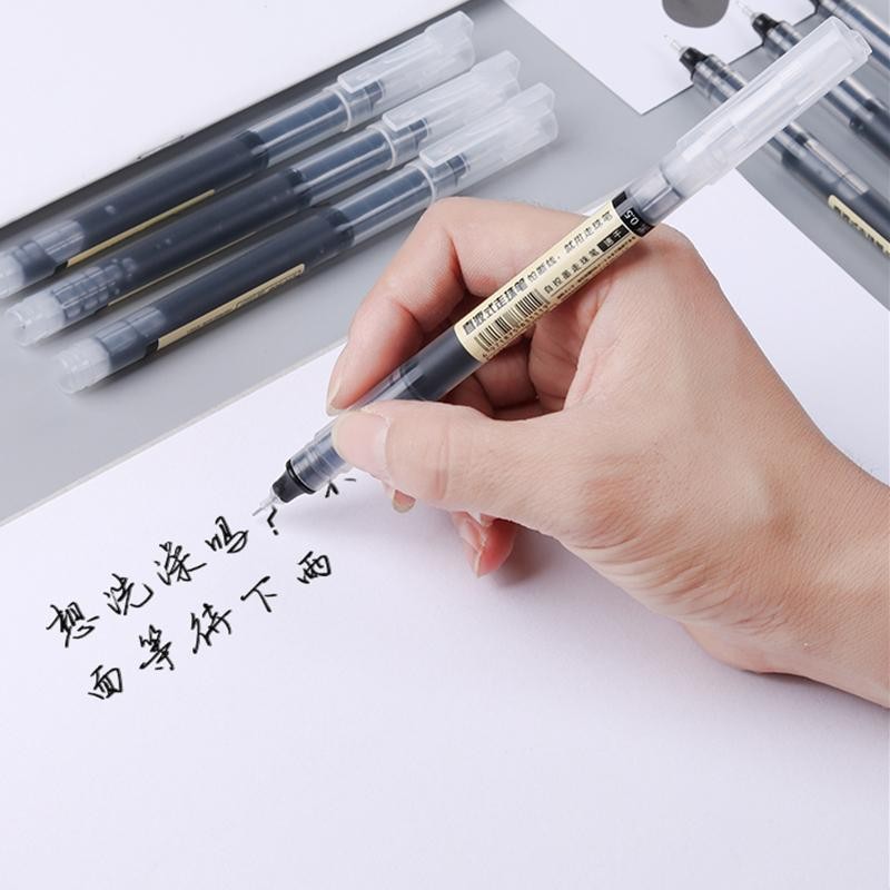 10pcs Needle-tip Gel Pens – Sleek, Smooth Writing Tools for School or Office Use