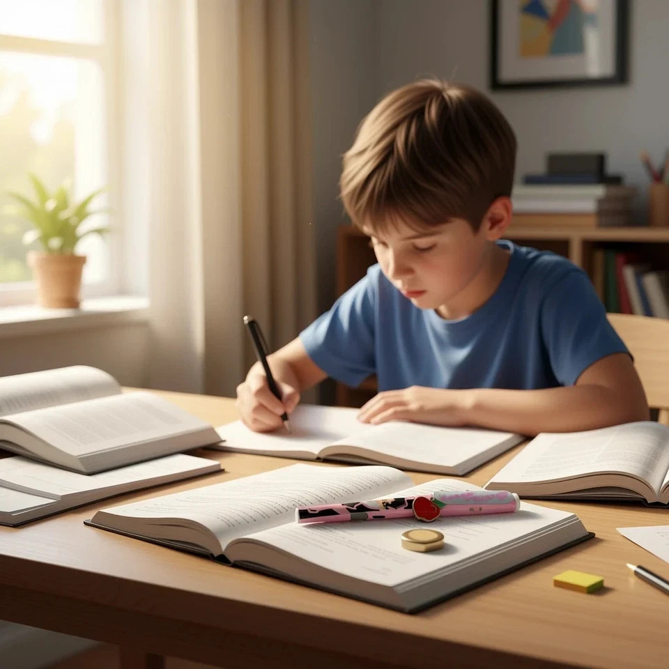 Betty Boop School Girl Retro Pen With Cap –Quick Dry Smudge-Proof Ink Stationery