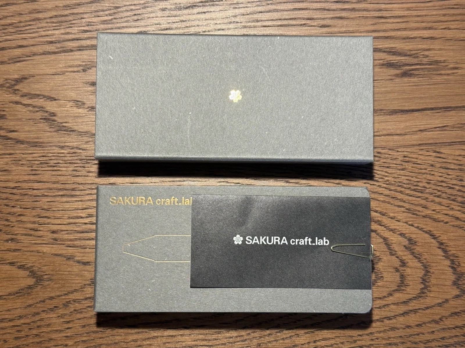 SAKURA craft_lab 003 Gold/Brass 0.8mm Gel Ink Ballpoint Pen Craft-Lab-003C-1