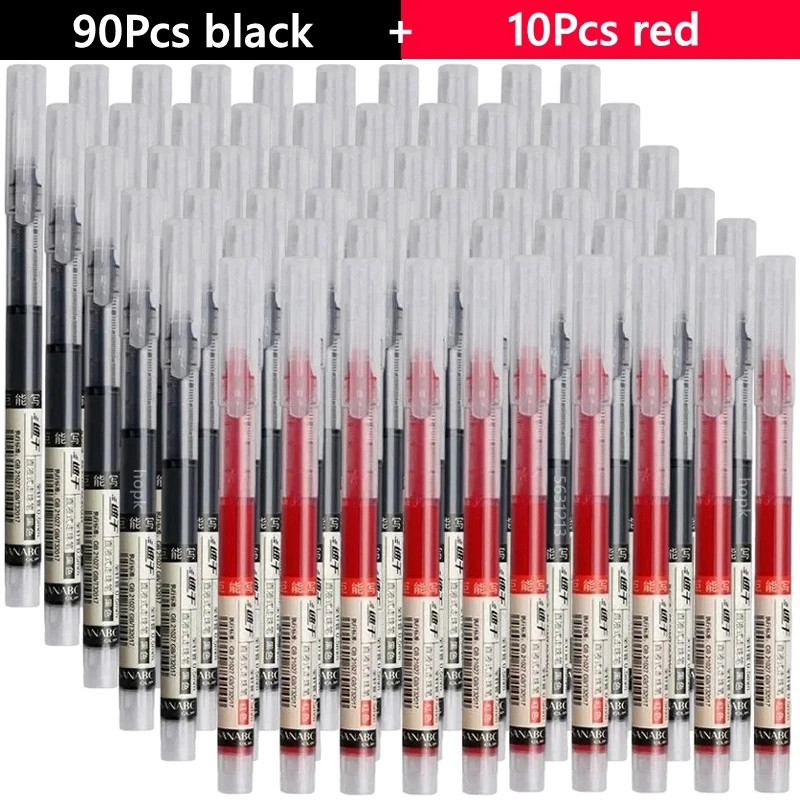 0.5mm Gel Pens Fine Point Black Blue Ink Smooth Writing Office School Supplies