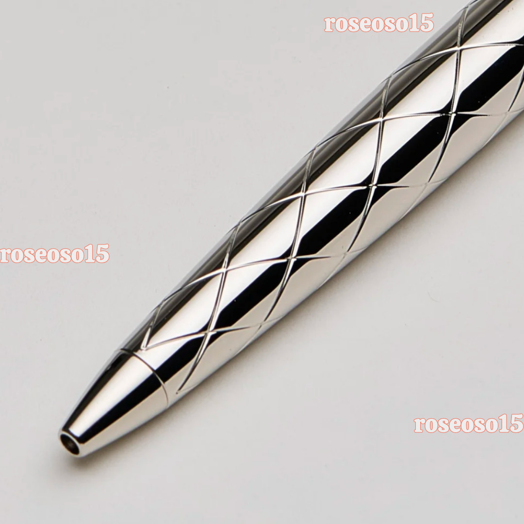 🔥 Rolex Imperial Silver Signature Pen Finish Ballpoint Pen New Perfect Gift Bid