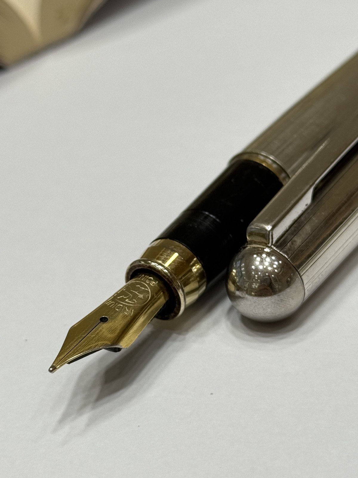 Fountain Pen Sterling Silver 925 Iridium Point!