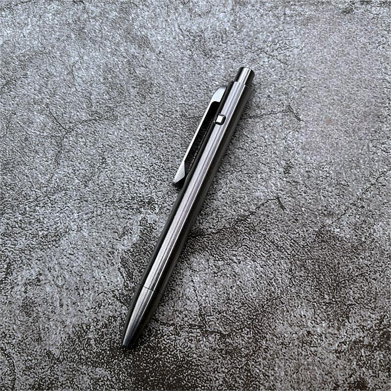 1PC Titanium Ballpoint Pen EDC Pocket pen Business Office Writing Signature Gift