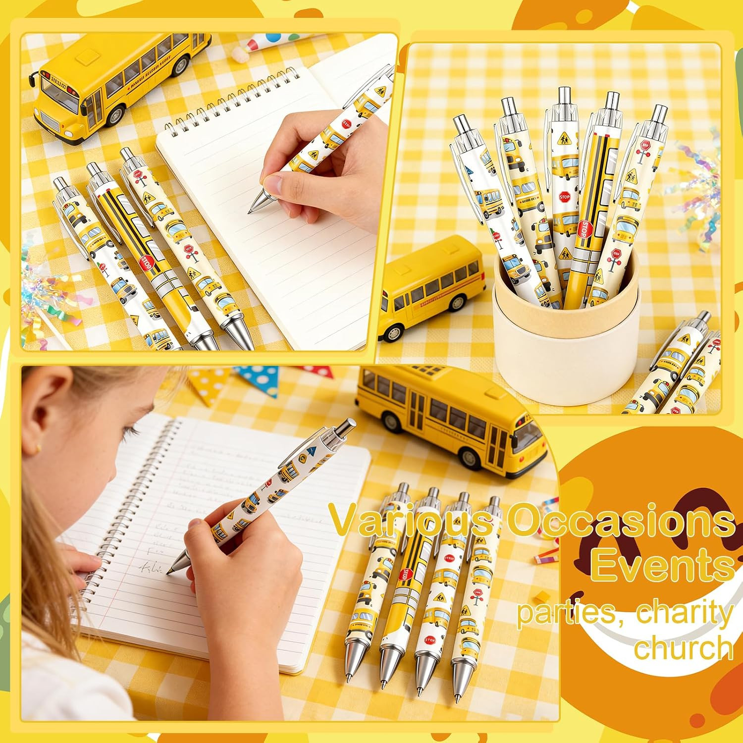 School Bus Driver Ballpoint Pens 10 Pcs Bus Driver Appreciation Gifts Pens Set I
