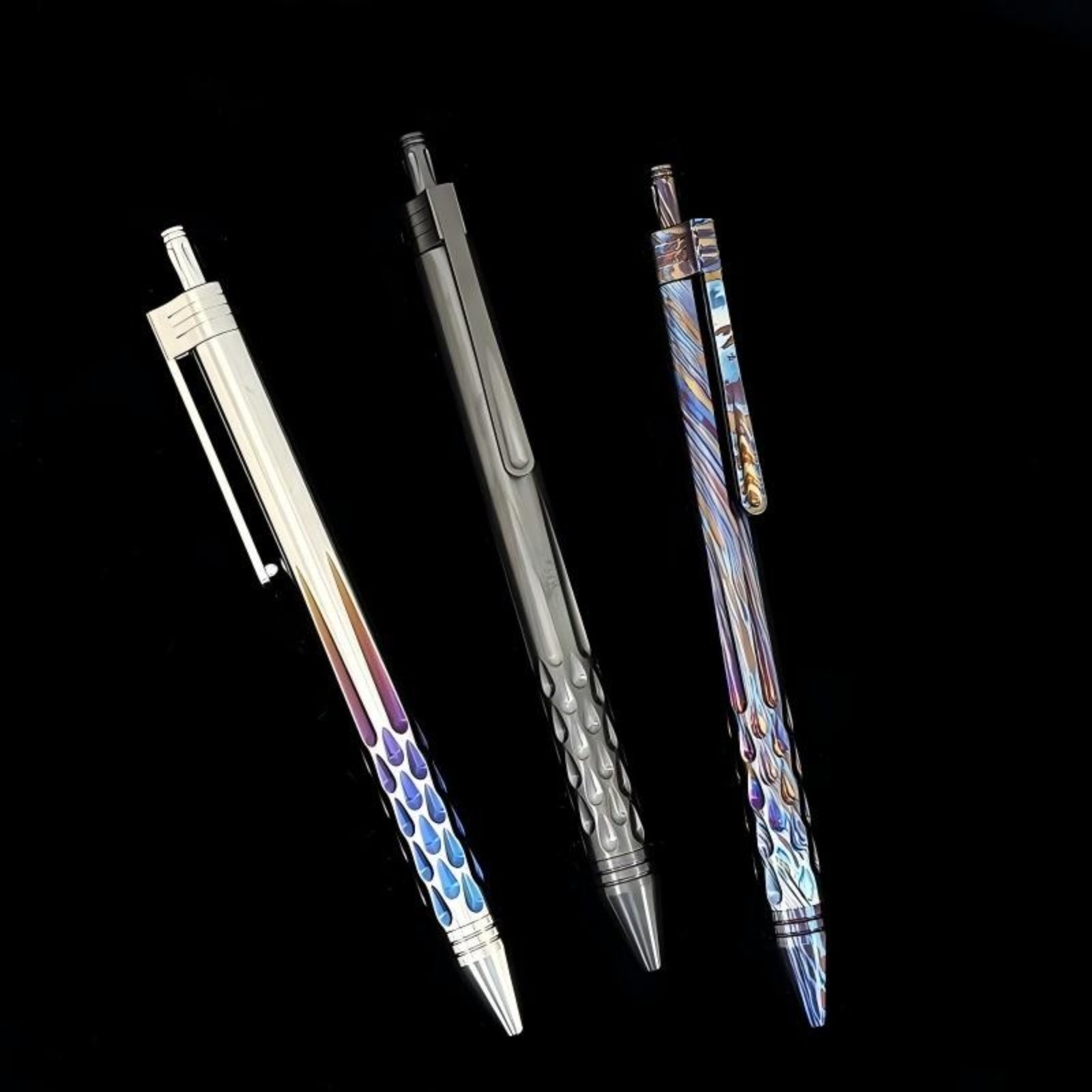 Titanium Ballpoint Pen Signature Writing Pocket Pen Business Office EDC Pen Gift