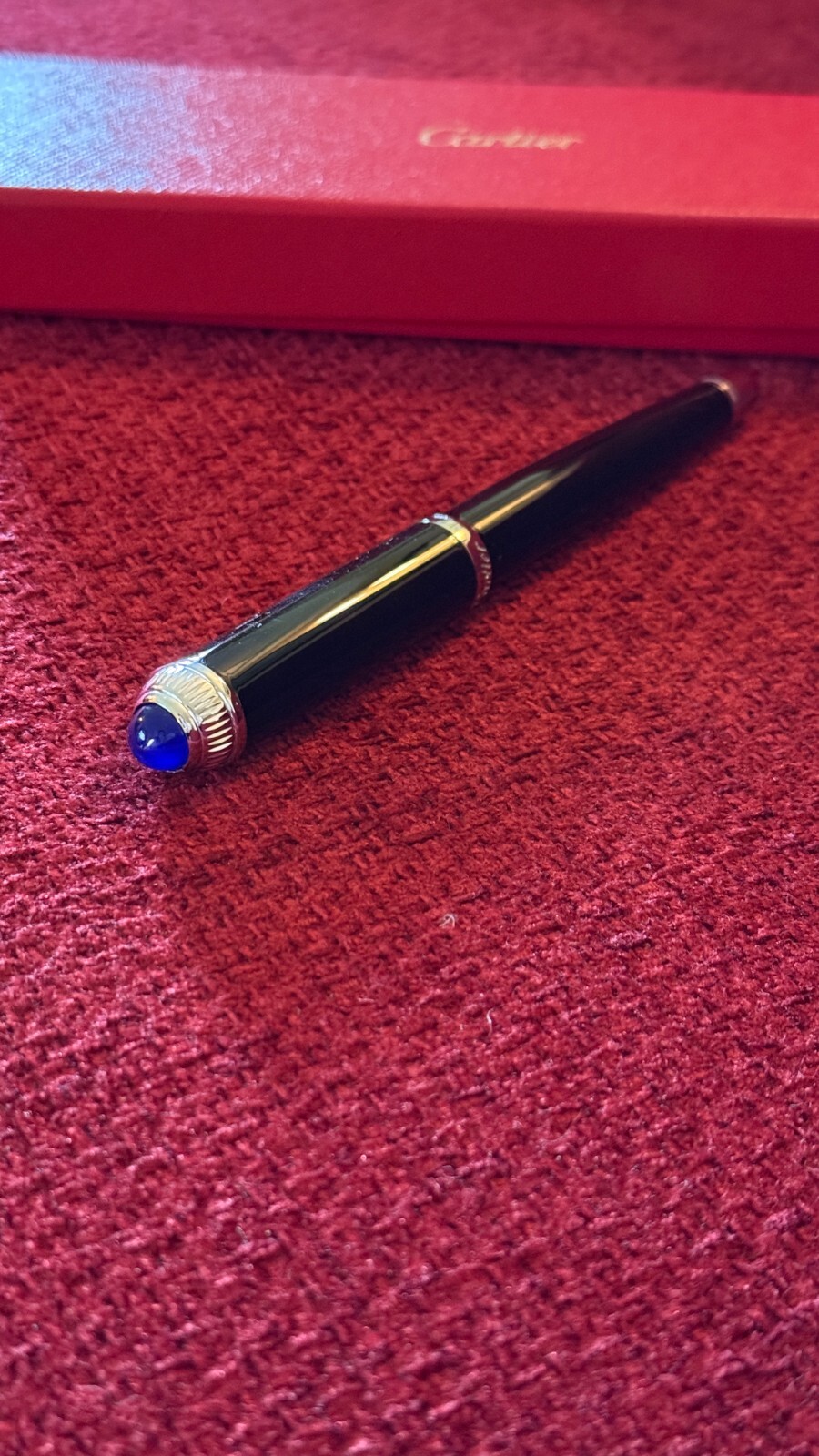 Cartier Palladium-Finish Rollerball Pen – New in Box | Luxury Advertising Gift
