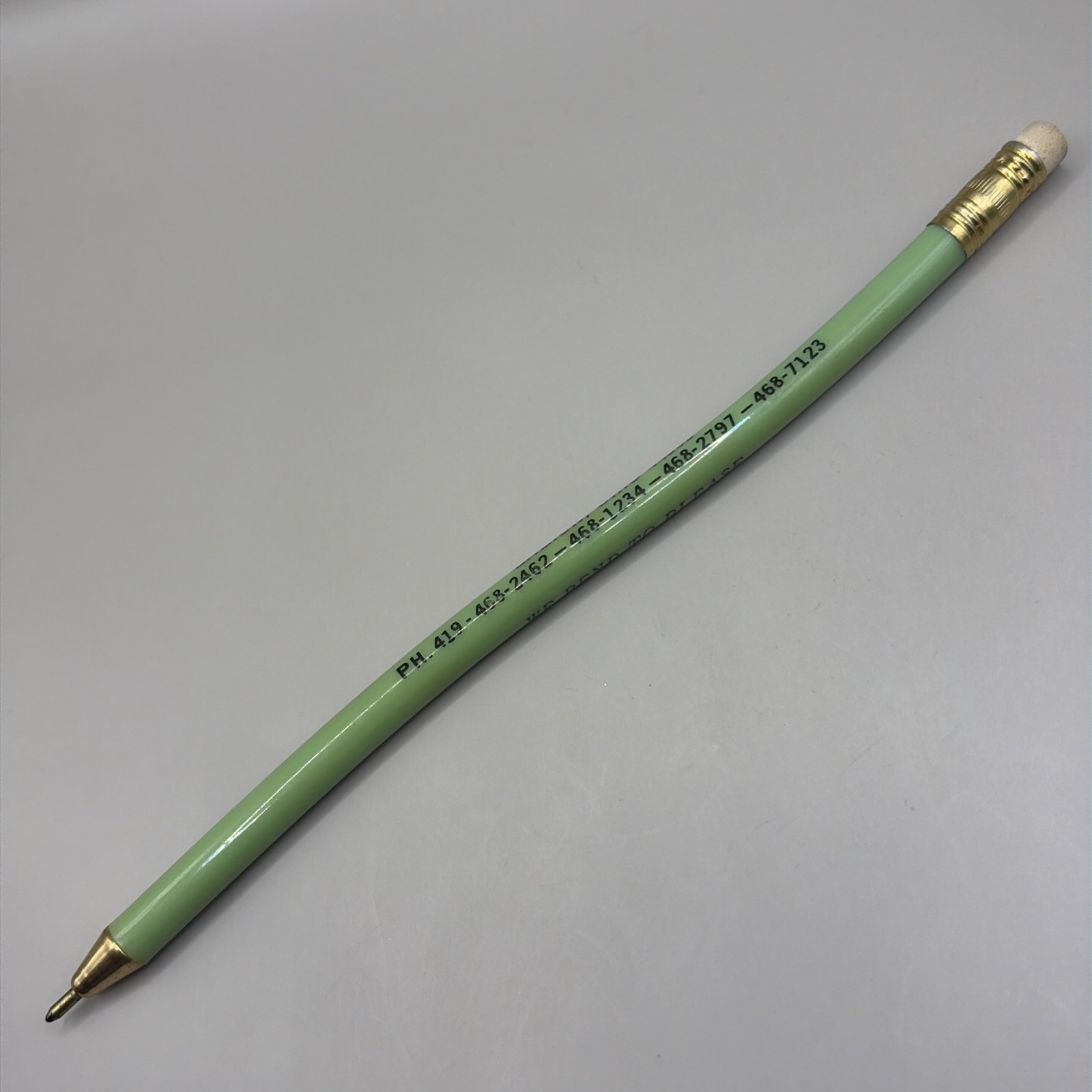 VTG Ballpoint Stick Pen AMERICAN STEEL GRAVE VAULT CO. Galion Ohio OH