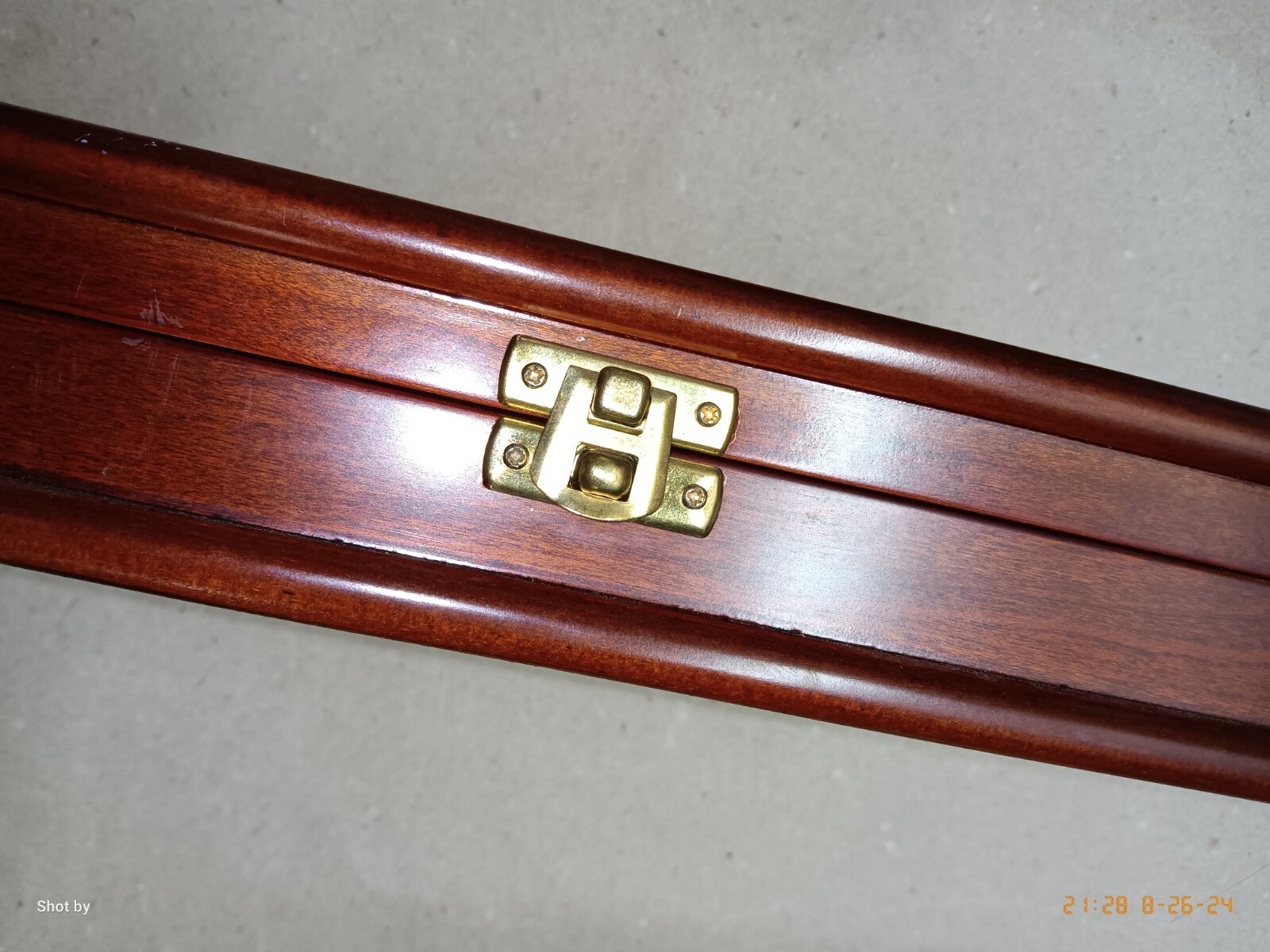 Adler Stylus Pen Black Ink & Foldable Oak Wood Gift Set Box