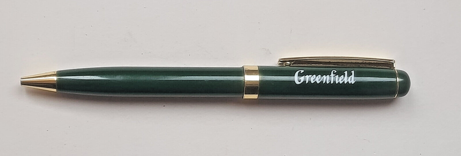 Branded ballpoint pen from Greenfield.