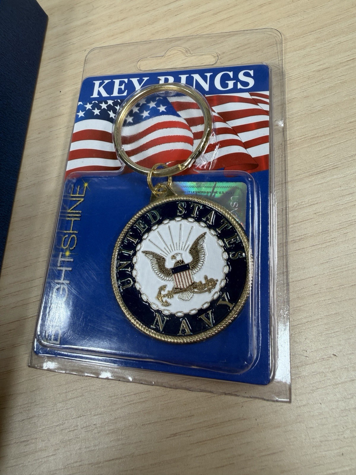 U.S. Navy 250th Anniversary Commemorative Pen (1775–2025) & Keychain