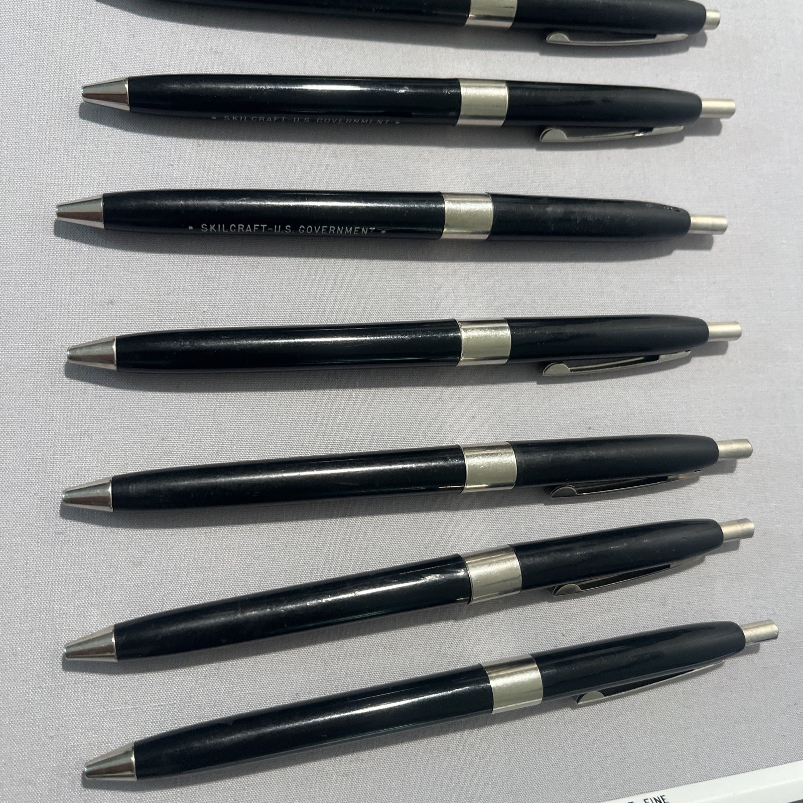 Vintage Skilcraft US Government 15 Pcs Pen & Pencil Lot As Is Dried Ink