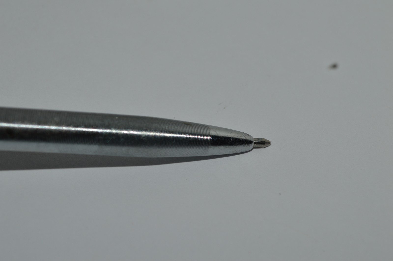 RITEPOINT Ballpoint Pen Grooved Stainless Steel Made in USA Circa 1950’s