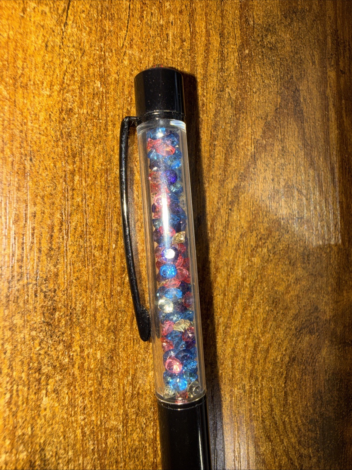 PenGems Pen with Gem – Black w/ black tip