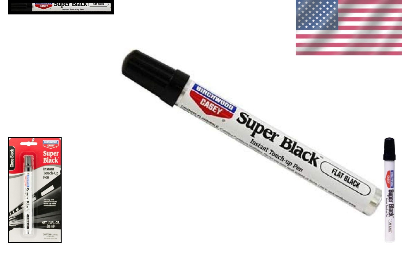 Non-Toxic Fast-Drying Black Touch-Up Pen – 0.33 Oz for Versatile Scratch Repair