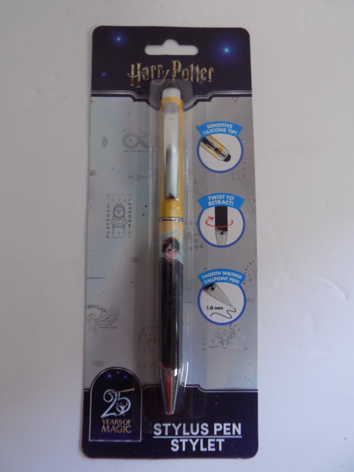 Harry Potter 25 Years of Magic Stylus Pen & 1.0mm Ballpoint Pen