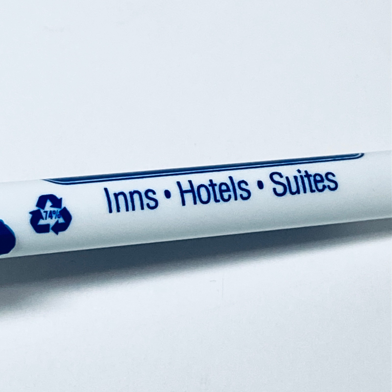 Vtg Bic Pen Promo Travelodge Branded Logo Hotel Blue Ink Travel Ballpoint Cap z