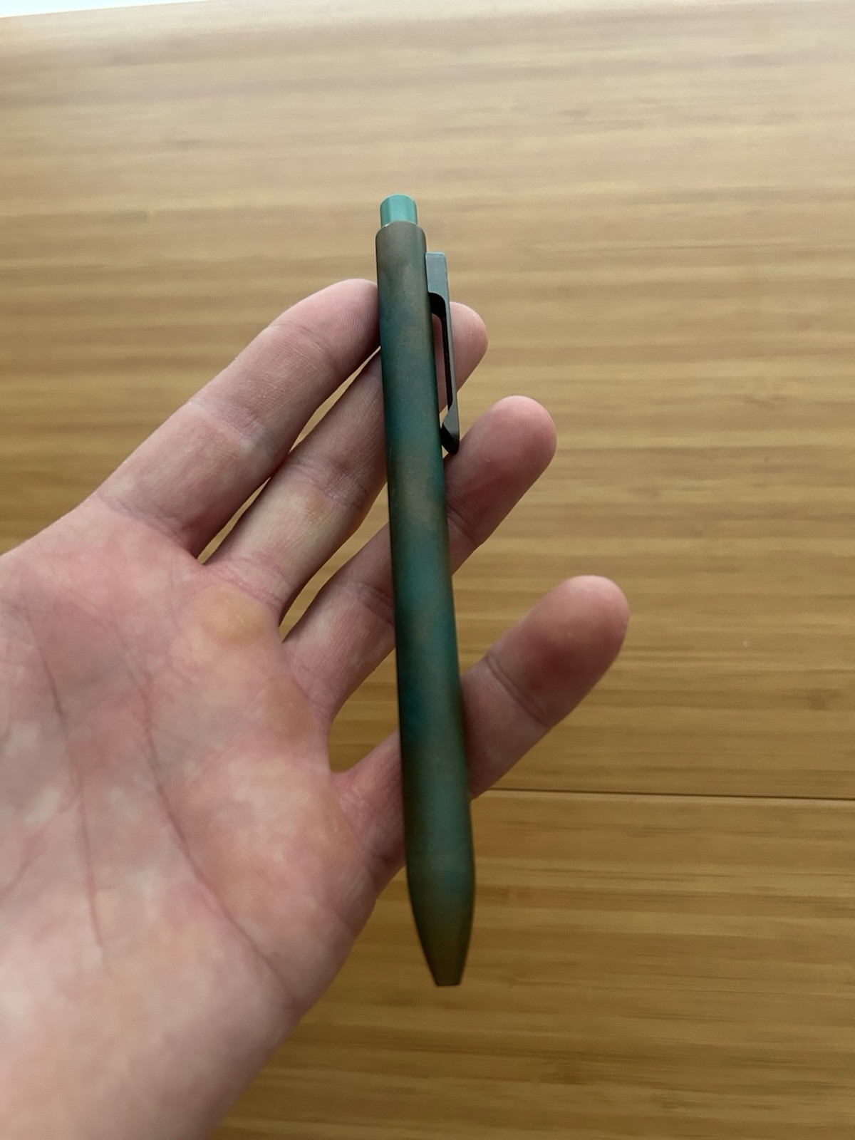 Tactile Turn x Shiny EDC Custom Camo Cerakote Standard Ti Side Click Pen