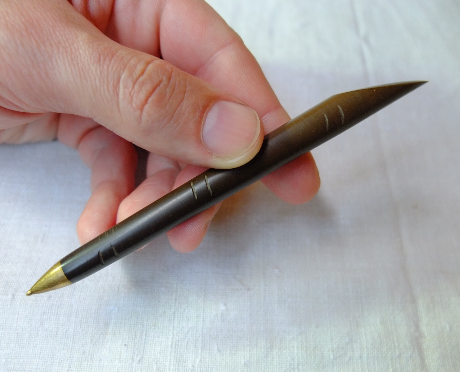 Vintage Soviet ballpoint pen, USSR 60s, possibly bakelite, good condition, RARE