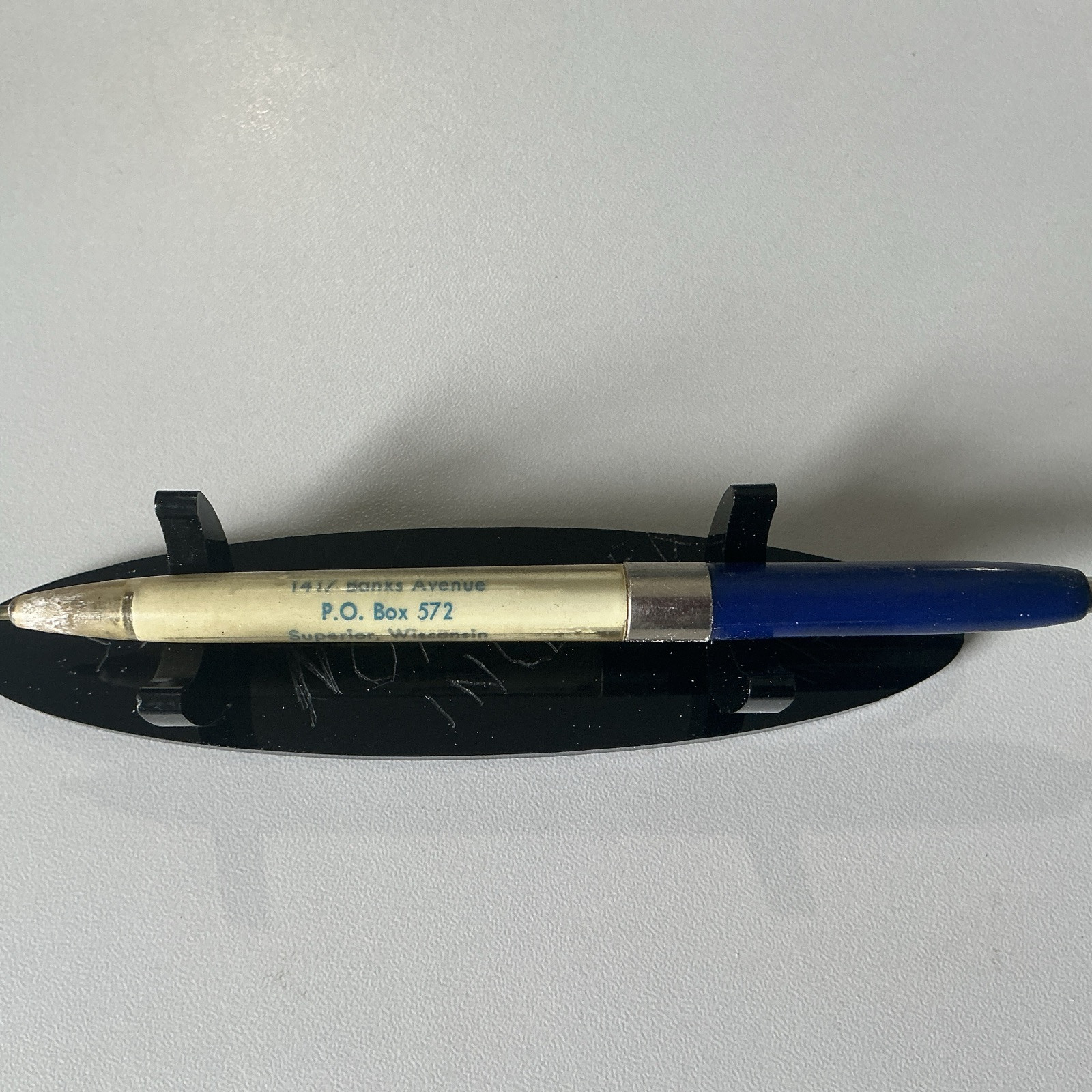 VTG ReadyRiter Ballpoint Pen – Rookey Transfer Co. Superior Wisconsin – X60