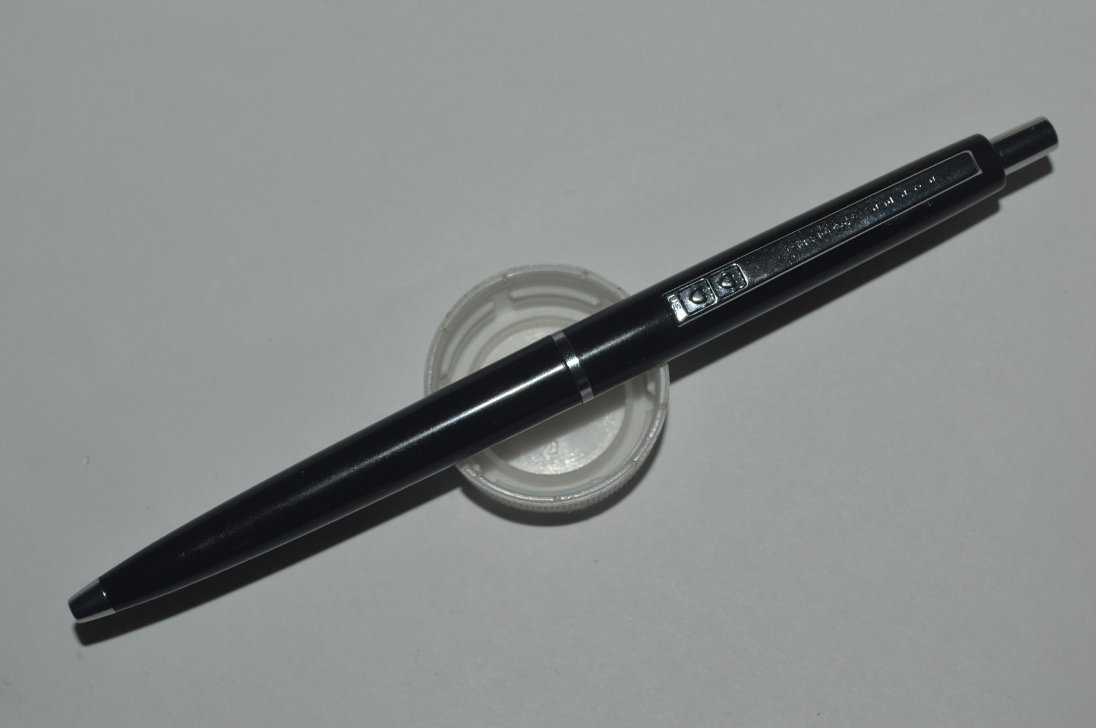 Paper Mate #355 MALIBU Ballpoint Pen Black Color Made In USA Circa 1980s Square