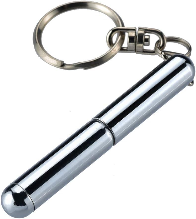 1Pc Retractable Mini Pen, Metal Tool Retractable Pocket Keychain Dad Gadgets,…
