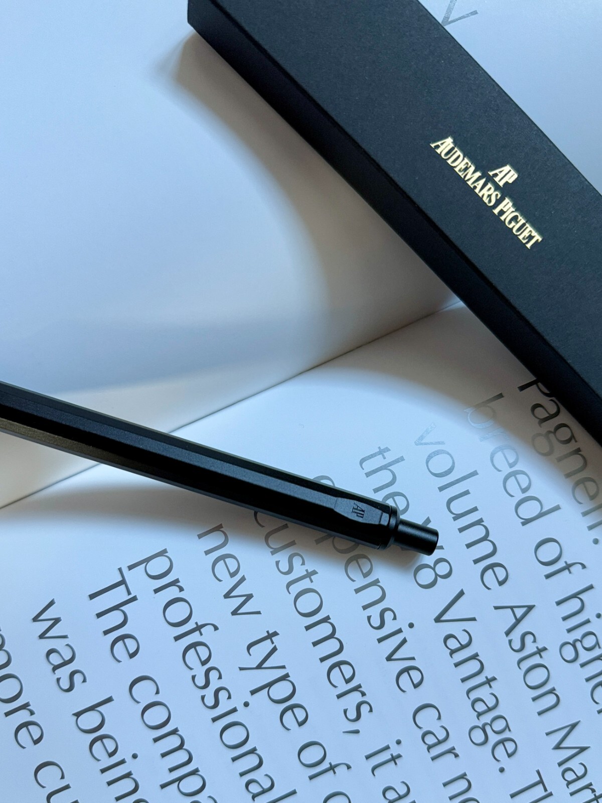 Audemars Piguet Royal Oak Titanium Ballpoint Pen – New in Box-Black, AD Gift