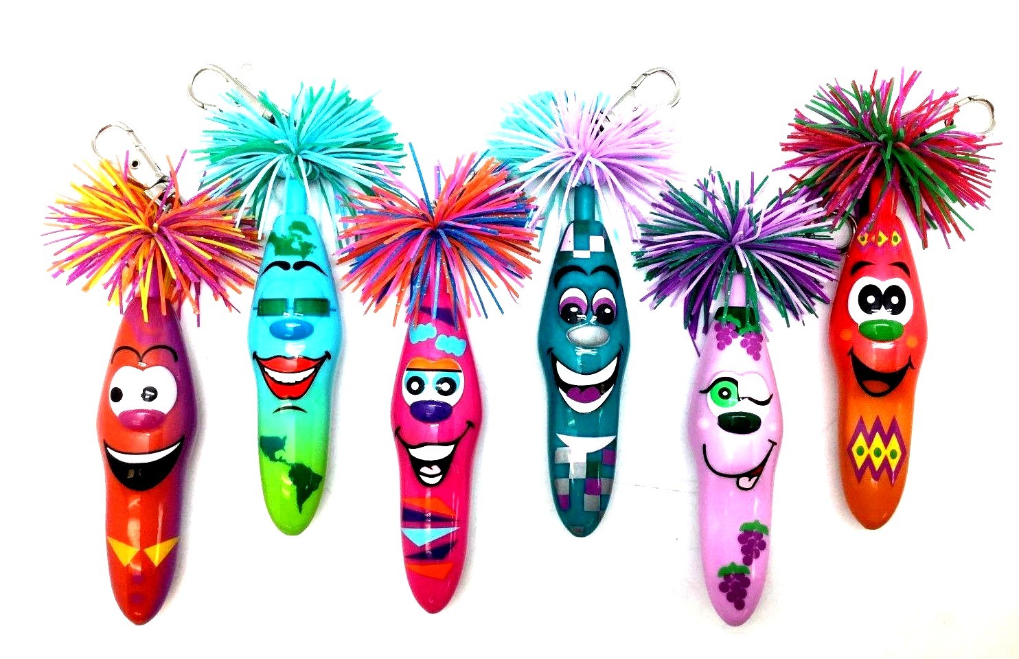 KOOKY KLICKERS 6pk KREW 23 America Special Edition GIFT PENS Belt Clip PARTY PEN