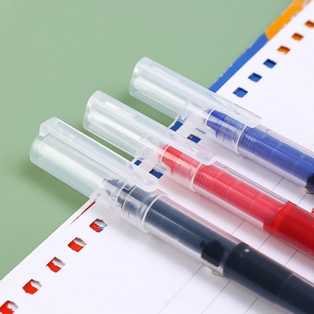 20pcs Gel Ink Pens 0.5mm Black Blue Red Needle Tip School Office
