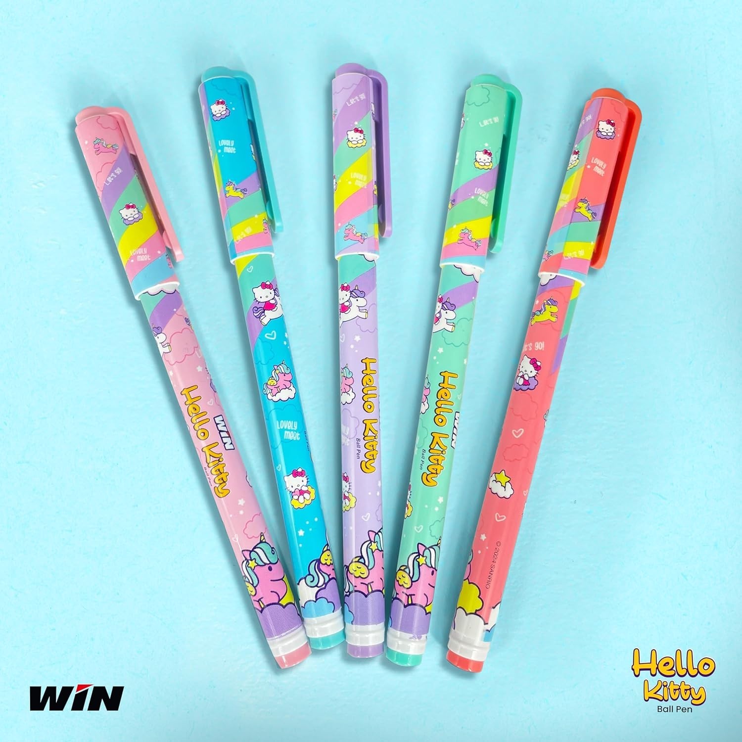 WIN Hello Kitty Ball Pen With Comfortable Grip For Smooth & Smudge Free Writing