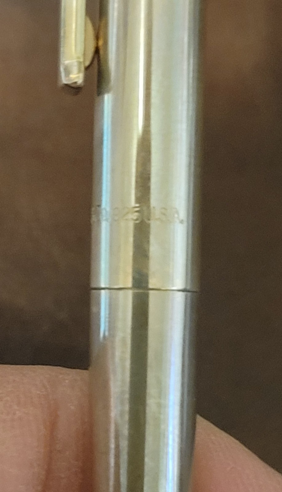 TIFFANY & CO. STERLING SILVER 925 T-CLIP BALLPOINT PEN WITH BOX 🔥🔥🔥