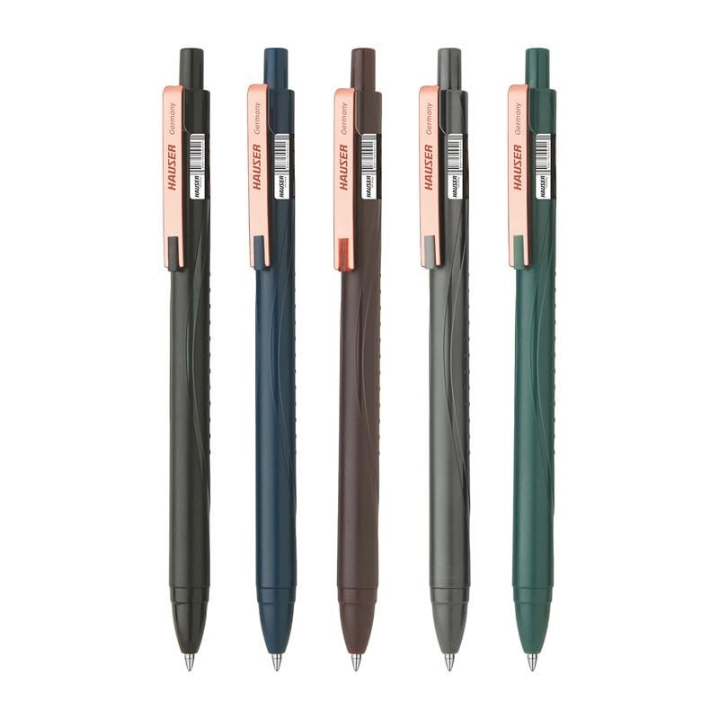Hauser ENZO Retractable Medium Tip Ball Pen For Smudge Free & Smooth Writing