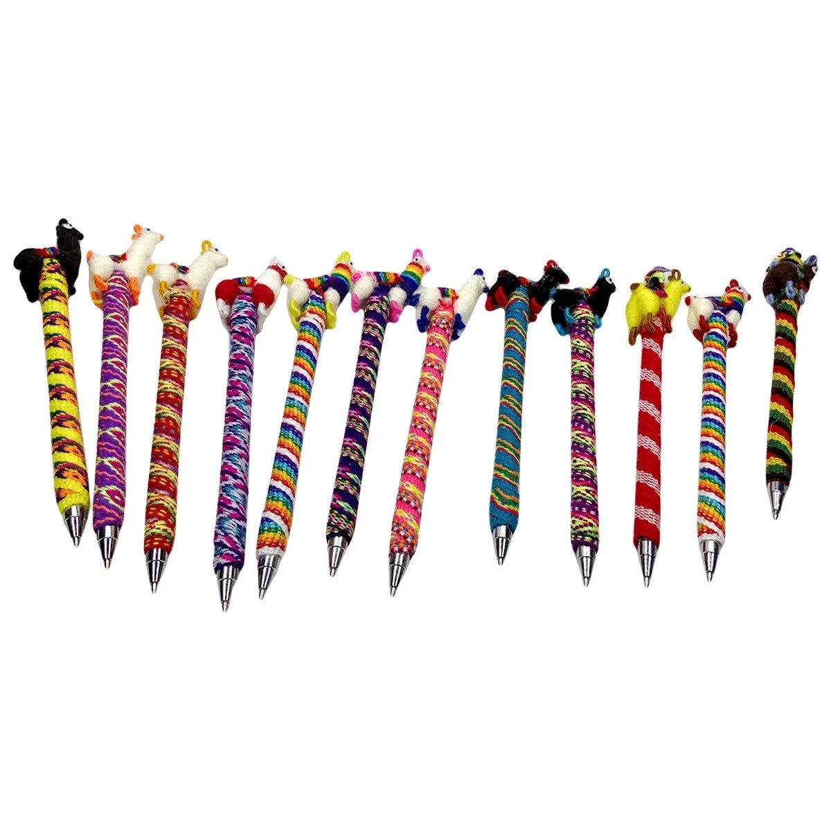 1 PCS PERU PERUVIAN ALPACA SOUTH AMERICA HANDMADE SOUVENIR TEXTILE FABRIC PEN