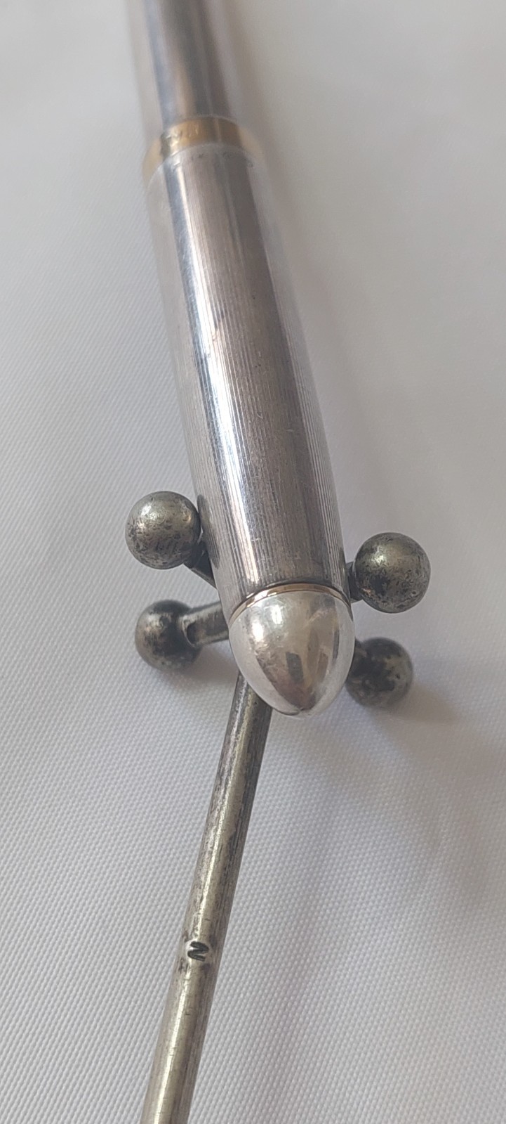 Vintage Delta Graffiti Silver 925 Ballpoint Pen