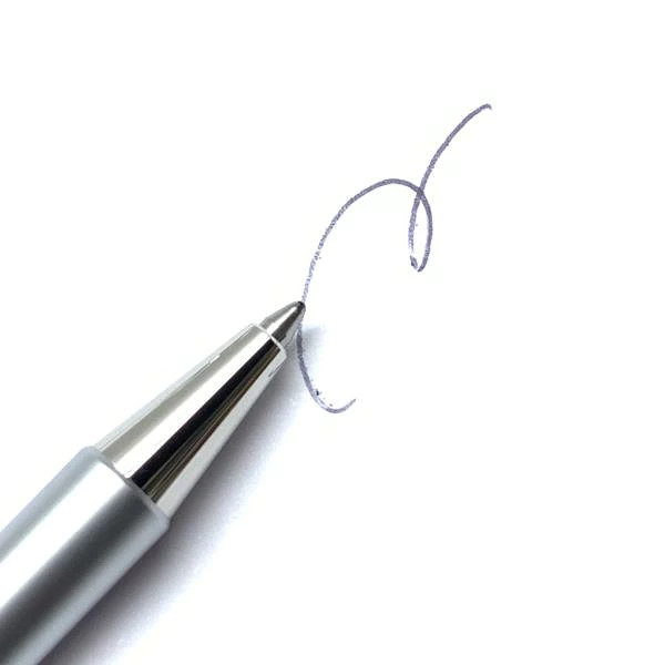 Santos de Cartier Ballpoint Pen Silver Black Ink Twist Retractable Unisex w/Box