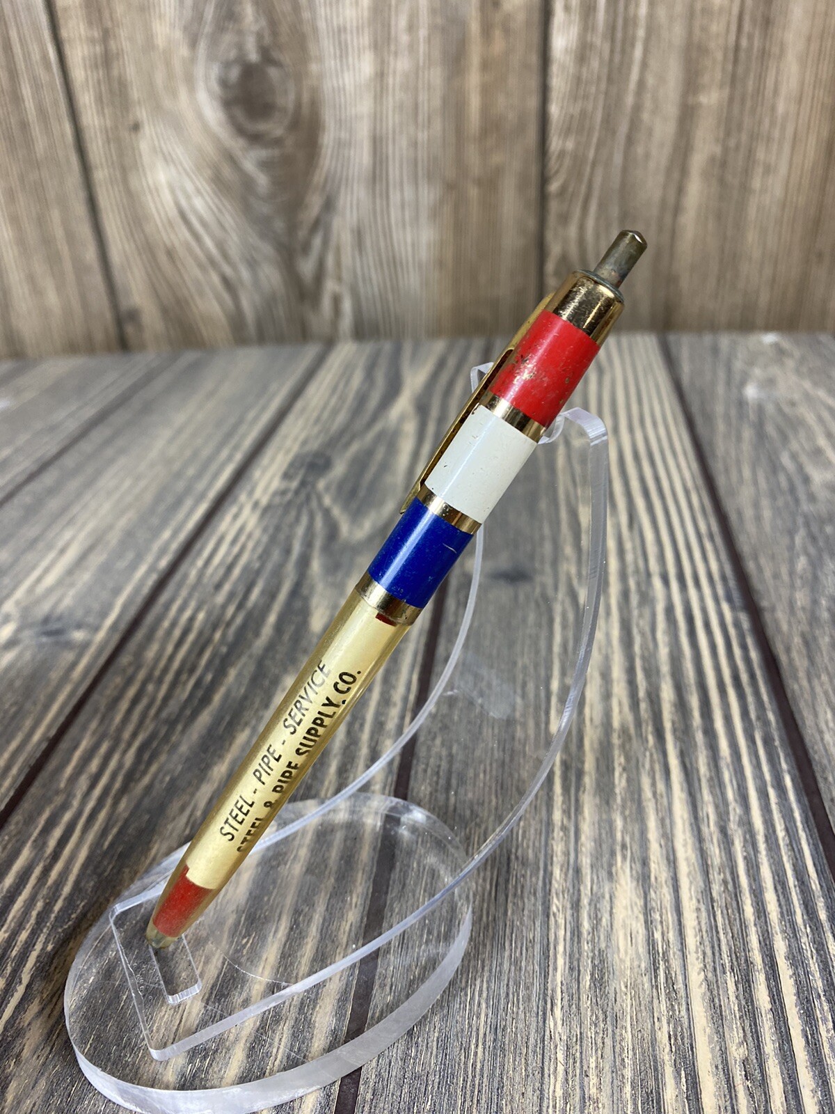 Vintage Steel And Pipe Supply Co Manhattan Kansas Unipeco Pen Advertisement