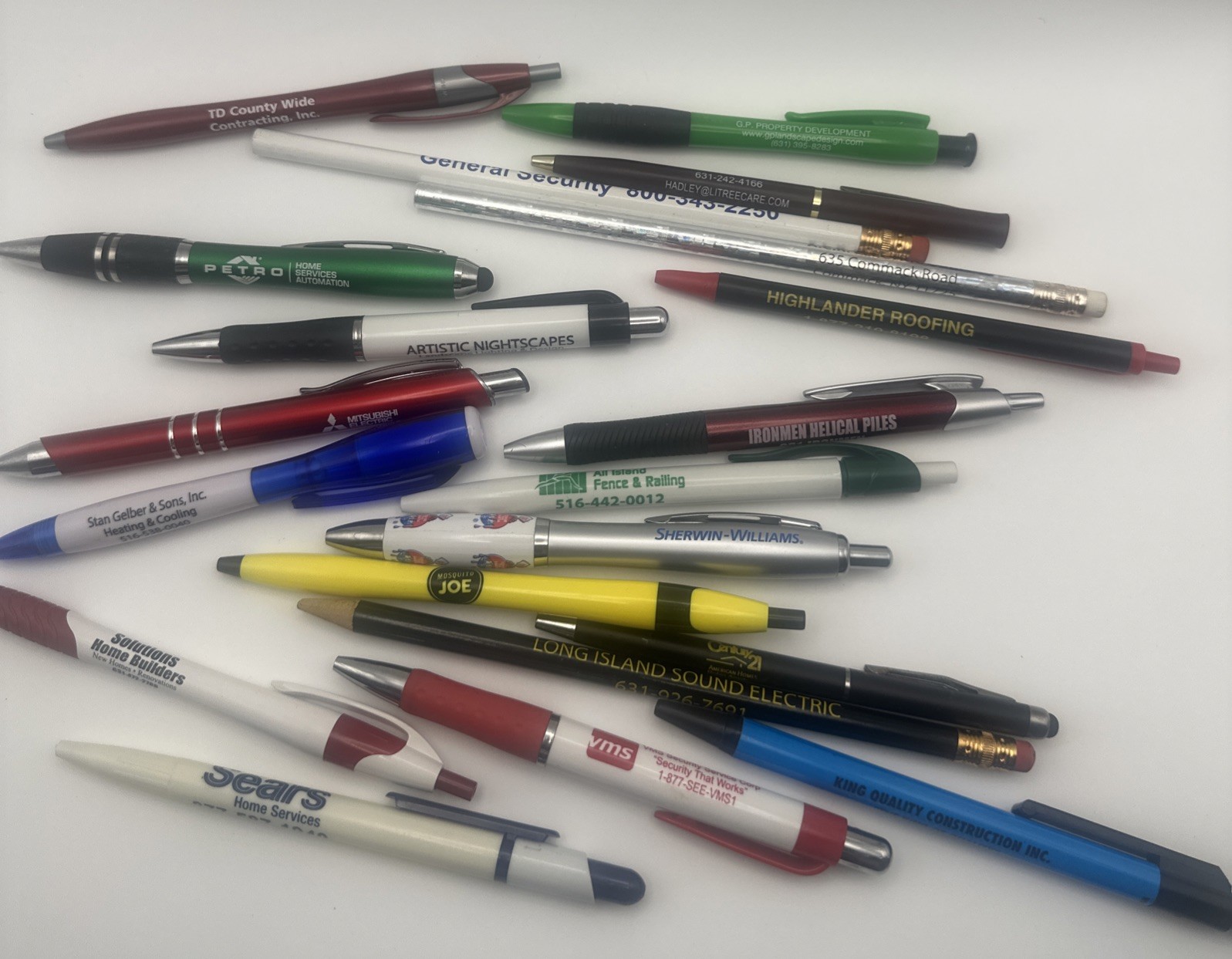 20 Contractor Pens Advertising Home Improvement Heating Cooling Security Sears