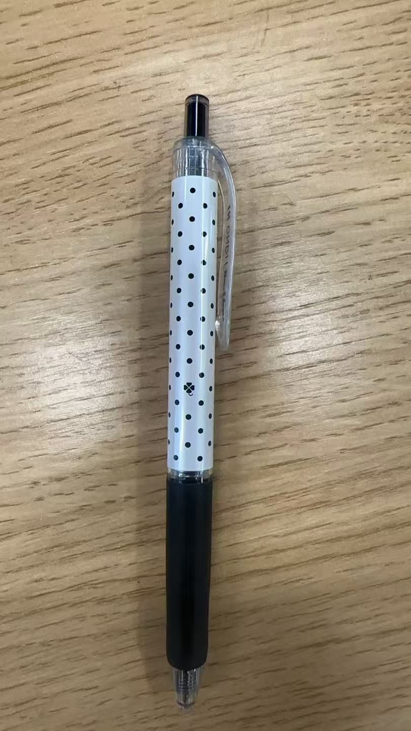 1PC Pencil, ball-point pen Black white spot