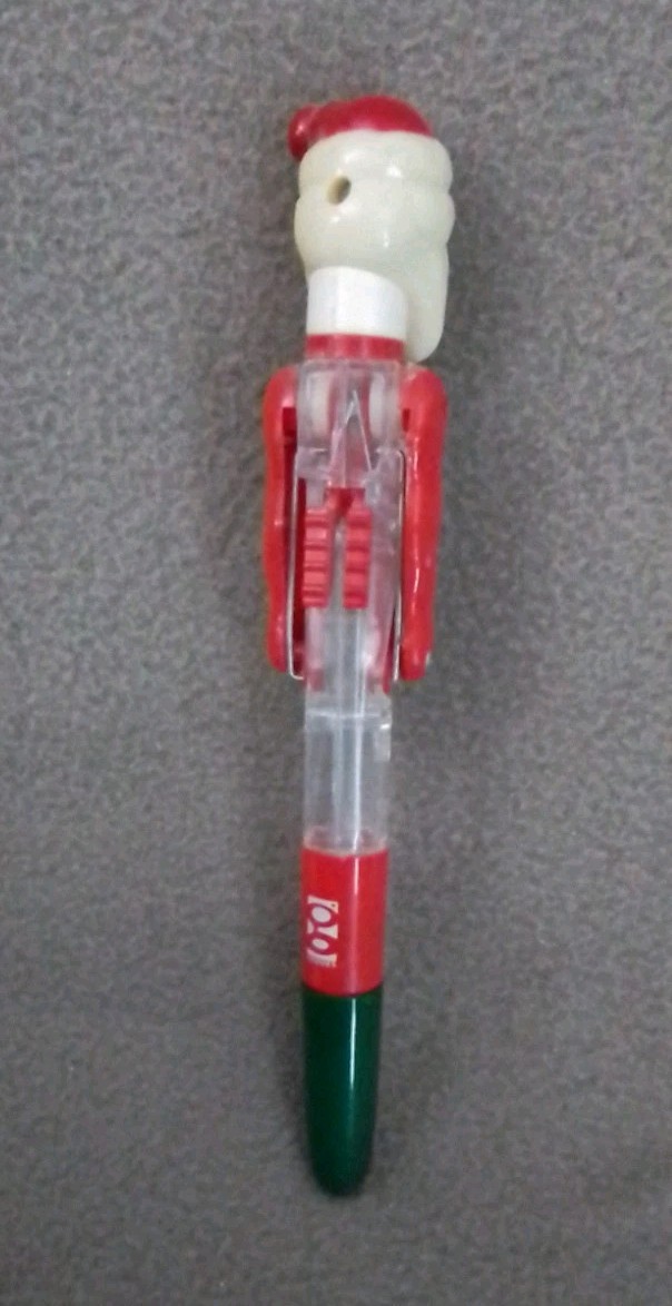 Vintage Geddes Boxing Punching SANTA Pen (Ink Is Dried Up) Nice Condition