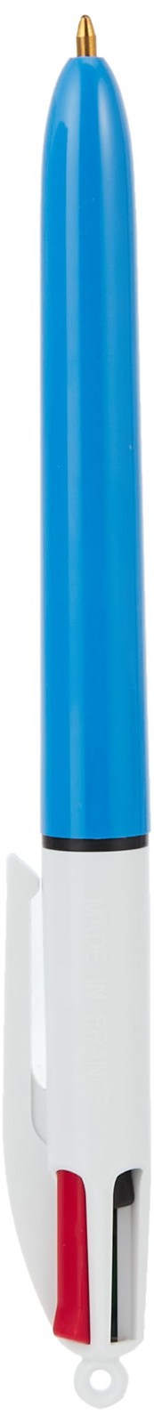 4 Color Retractable Ballpoint Pens with 1 Count Assorted – Original Blue Barrels