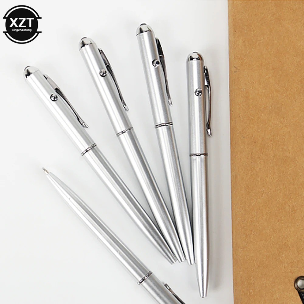 Invisible Ink Pen with Uv Light Hidden Handwriting Novelty Ballpoint Pens Office